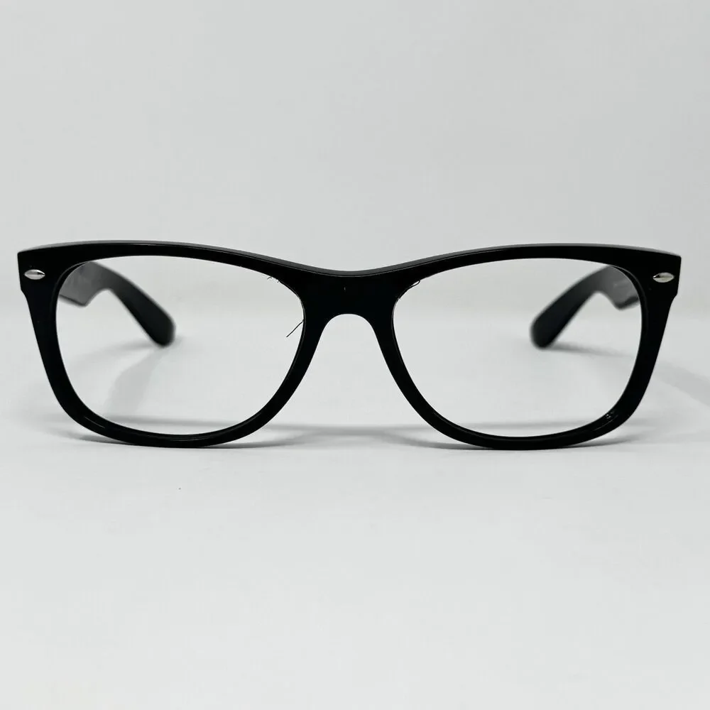 Ray-Ban RB2132 New Wayfarer 901/58 Black Eyeglass Frames 58-18-145 Italy